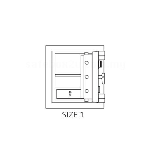 ChubbSafes Fortress Safe Size 1 - Image 3