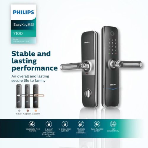 Philips Easykey 7100 Fingerprint Digital Door Lock - Image 3